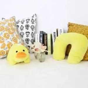 BS 목베개 오리인형 변신 쿠션