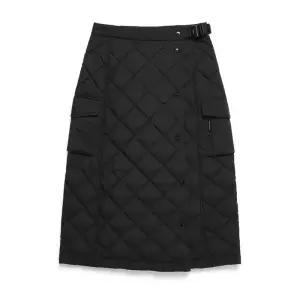 내셔널지오그래픽 여성 엘크 패딩 롱기장 스커트 N244WSK110 931346