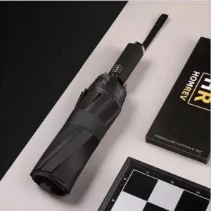 3단 키밍 단색 자동 암막 자외선 차단 우양산