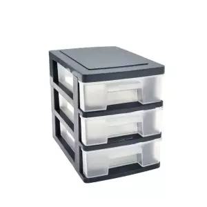 3단 미니 서랍 볼트 소품 약 보관 사무실 책상 정리함 책상 부품