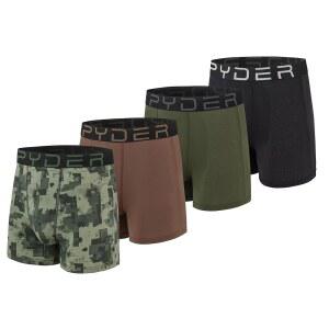 스파이더 남성 복서 브 퍼포먼스 나일론 메시 스포츠 속옷