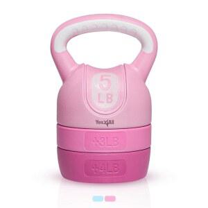 Yes4All 케틀벨 세트 - 근력 운동을 위한 조절 가능한 다용도 무게