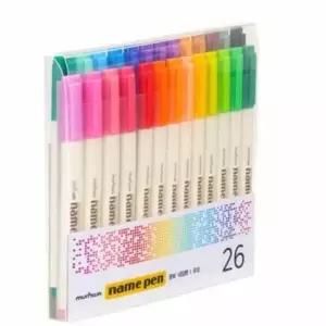 [문구] 색상별 네임펜 26색 유리 및 패브릭 전용 싸인펜 필기 마커