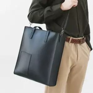 [유토피아]남성 쇼퍼백 빅사이즈 토트백 스퀘어 숄더백 4컬러 남성가방 남성서류가방 남성문서가방 남성크