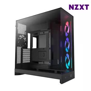 NZXT 미들타워케이스 PC케이스 RGB 팬 쿨링 H9 FLOW V2 블랙