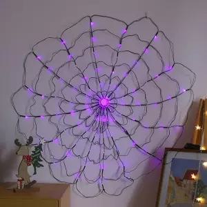 할로윈 거미줄 LED 소품 램프 그물 벽장식 전구