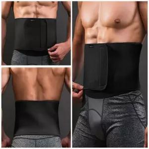 남자 빅사이즈 찍찍이 허리 복대 지지대 통기성