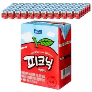 피크닉 사과 200ml 24팩x3 음료수 무료배송