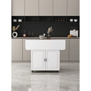 이동식 홈바 접이식 카페 이동식조리대 미니홈바 스탠딩 인테리어 사이드 조리대선반