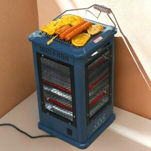 오방난로 오방향 무소음 전기 캠핑 가게 5방향 5면전기히터 주전자 바비큐형