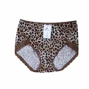 [라일리여성언더웨어] Rly 호피 맥시 팬티 여성삼각팬티 여성맥시팬티