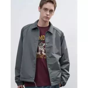 브랜드정품 제너럴아이디어 GENERALIDEA UNI 플리스 라이닝 코치 자켓 [CHARCOAL] SBE3U07005 132364