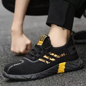 [모두모아]발편한 가벼운 초 경량 메쉬수입 KSC미인증 작업화 안 미끄럼방지작업화 안전화 패션안전화 경량