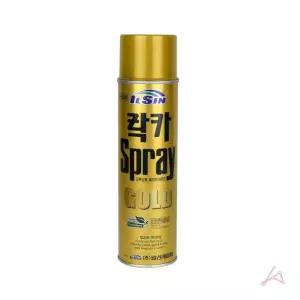 [모두모아]스프레이 페인트 락카 가정 현장 도색용 금색 스프레이락카 시멘트 방수페인트