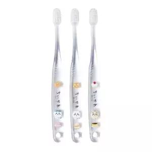 스케이터 치이카와 아동용 칫솔 3P 세트 (캡포함) STEP2