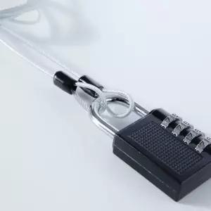 다용도 와이어 로프 케이블 캐리어 자전거 자물쇠 2M