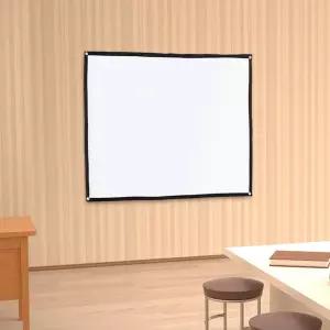 [모두쇼핑]이동형 빔프로젝터 스크린(120x90cm) 휴대용스크린 홈시어터 빔스크린 대형스크린 가정용스크린