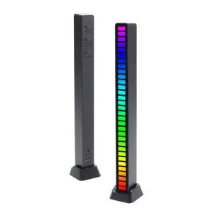 [모두쇼핑]멀티 무선 LED바 음악 소리 RGB 조명 차량 PC TV 튜닝 사운드바 소리감지 음악감지 사운드조명