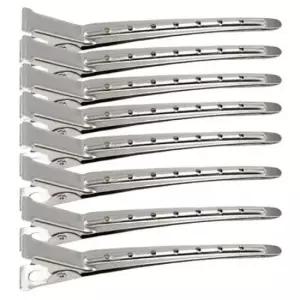 헤어집게핀 미용실 메탈 집게핀 대형 고정 메이크업 잔머리 8P