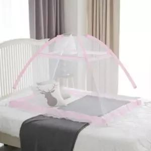 모기장 원터치 텐트형 접이식 휴대용 형광지퍼