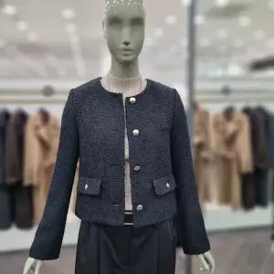 라일라 트위드 크랍자켓 SAJKA1611 블랙,아이보리 1215926