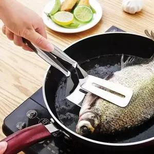 뒤집개 집게형 계란말이 생선 전 와이드 스텐
