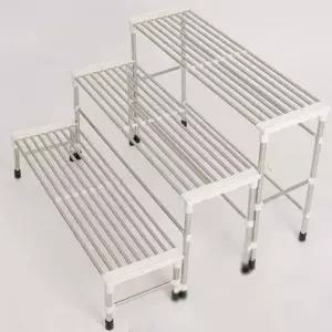 [셀러에이드]화분 정리대 3단 선반 베란다 다육이 받침대