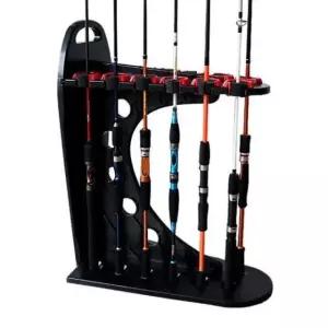 데일리마일샵  12로드 스탠드 거치대 낚시대 진열대 거치 홀더 로드홀더