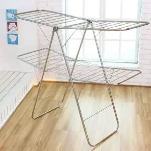 [에이치플러스몰]TBZ 올스텐 Y형 빨래건조대 2단 건조대 미니건조대