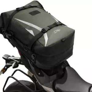 JLDTOP 모터사이클 탱크백 30L 방수 새들백 여행 어드벤처 스포츠용 다기능 백팩 (아미 그린)