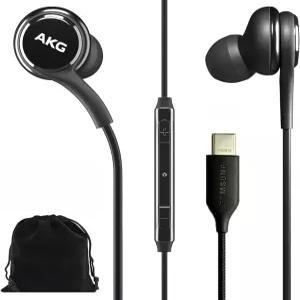 삼성 AKG 이어버드 오리지널 USB 타입 C 인이어 헤드폰 리모컨 및 마이크 포함 갤럭시 A53 5G S22 S21 FE