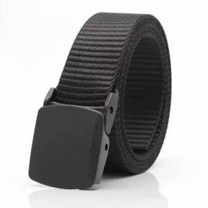 남성용 캐주얼 패브릭 캔버스 버클 벨트 120cm 허리띠 스트랩