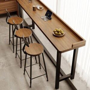 창가 테이블 홈바 탁자 높은 창가테이블 스탠딩 식탁