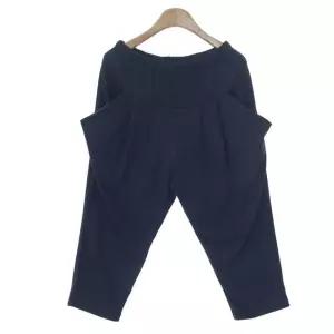 [퍼니메이커]여성 밴딩 반바지 쇼핑 캐주얼 7부 무지 팬츠 여행옷 검정색반바지 여자7부바지 밴딩반바지7부