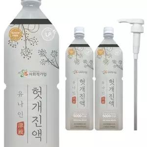 [셀러허브]유나인베이스 헛개진액 1.5L X 3개,펌프 1개 (S32914309)