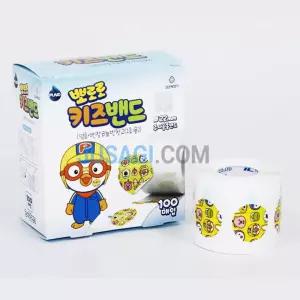 뽀로로 병원 주사실 유아 원형 예방주사 밴드x2개 노인병원 소아과