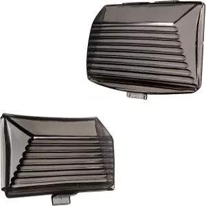 아마지차 훈제 전면 LED 펜더 팁 라이트 머드 가드 할리 데이비슨 일렉트라 글라이드 로드 킹 헤리티지