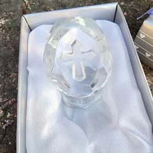 크리스탈 십자가 인테리어 장식품성물 카톨릭선물 신자 가톨릭 기도용품 종교 납골당 꾸미기 악세사리 기독