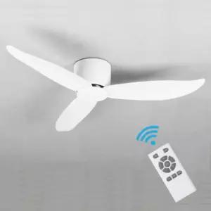 르슈아 46인치 실링팬 설치 저소음 화이트 리모컨 천장 선풍기 거실 씰링펜 양방향 회전