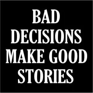 로그 리버 전술 비꼬는 대형 재미있는 자동차 창문 데칼 범퍼 스티커 나쁜 결정들 좋은 이야기 트럭 RV