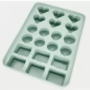 얼음틀 실리콘 아이스 20구 트레이 얼음 메이커 큐브 각얼음 얼음틀