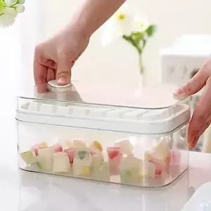 아이스트레이 64구 얼음틀 원터치 얼음얼리기 화이트