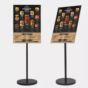 포스터스탠드 POP 포스터 메뉴판 광고판 입간판 스탠드 WR 슬림 A2