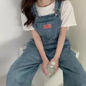 [디작소][SALE] 여성 청바지 팬츠 바지 루즈 오버롤 멜빵 (31593706)