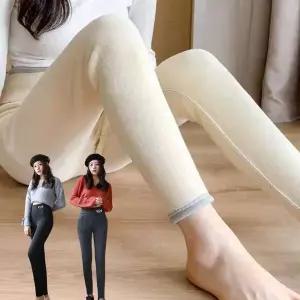 [하프클럽/셀러허브_여성트랜드패션]융털바지 하이웨스트바지 기모밴딩팬