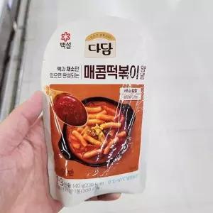 백설 다담 매콤 떡볶이 양념 140g aP00370582