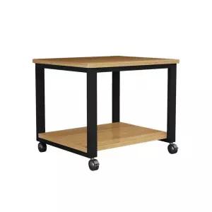 프린터 거치대 서랍장 데스크 이동식 수납 선반 원목