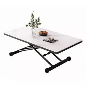 리프팅테이블 거실 리프트업 원목 이동식 리모컨 다리