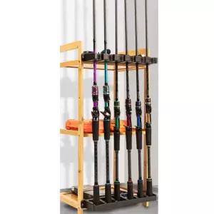 회전 낚시대 진열장 스탠드 로드거치대 루어낚시대