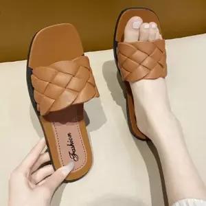 인기상품 여성 꼬임 스트랩 플랫 슬리퍼 1P 여름 신발 사무실 [WFHPBUW_260319]
